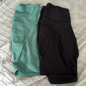 Biker shorts pair